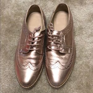 Metallic pink shoes (ASOS)